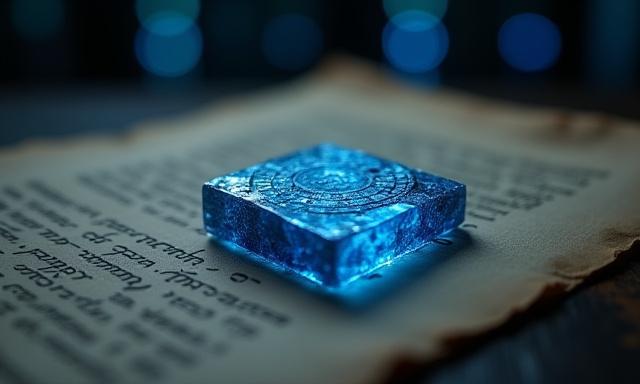 Chronos AI cryptographic seal symbolizing data protection and historical preservation